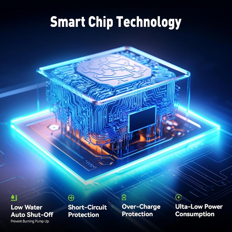 RAINPOINT Dual Power APP Control WiFi Solar Automatic Plant Waterer,Pump Device Only Hub Required,IP54 Indoor/Outdoor Vacation Smart Remote Monitoring Drip Irrigation Kit Water 10-20 Plants - Image 5